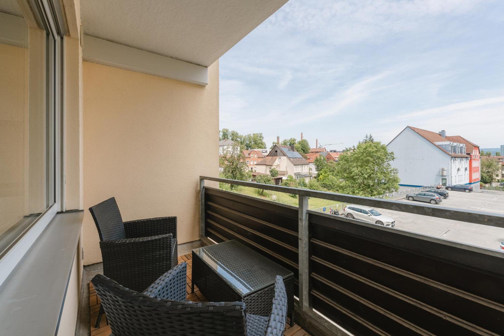 Exklusiv & Zentral: 1-Zi. Apartment Mit Balkon Stellplatz Bayreuth Exteriör bild